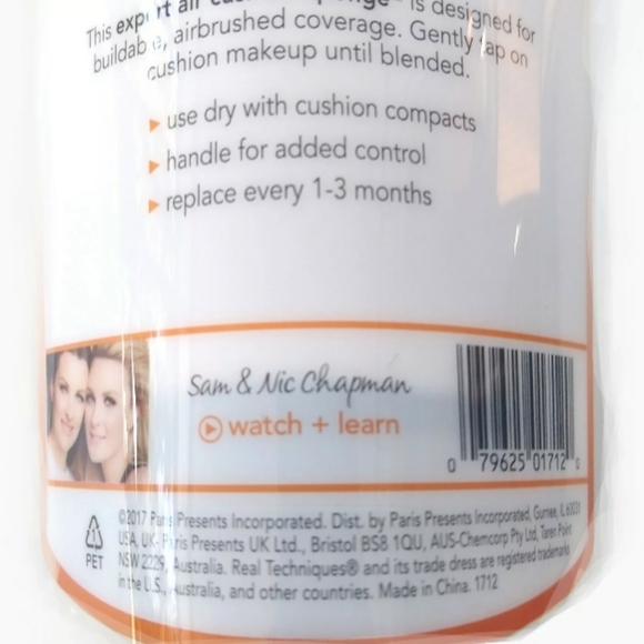 Real Techniques by Sam & Nic Expert Air Cushion Sponge 01712 New Makeup … - Picture 14 of 14